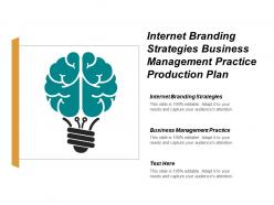 Internet branding strategies business management practice production plan cpb