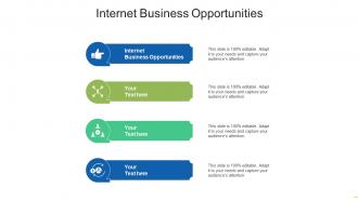 Internet business opportunities ppt powerpoint presentation ideas inspiration cpb