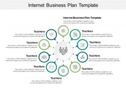 Internet business plan template ppt powerpoint presentation summary graphics cpb