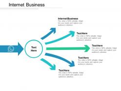 Internet business ppt powerpoint presentation gallery topics cpb