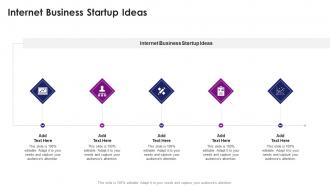 Internet Business Startup Ideas In Powerpoint And Google Slides Cpb
