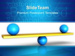 Internet business strategy powerpoint templates balanced graphic ppt slides