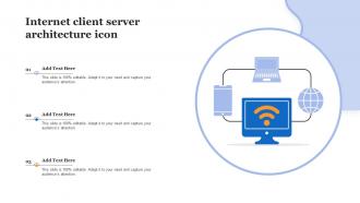 Internet Client Server Architecture Icon