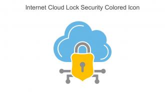 Internet Cloud Lock Security Colored Icon In Powerpoint Pptx Png And Editable Eps Format
