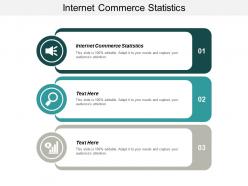 Internet commerce statistics ppt powerpoint presentation portfolio guidelines cpb