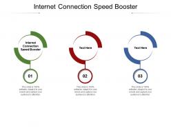 Internet connection speed booster ppt powerpoint presentation show designs cpb