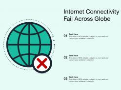 Internet connectivity fail across globe