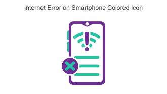 Internet Error On Smartphone Colored Icon In Powerpoint Pptx Png And Editable Eps Format