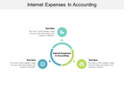 Internet expenses in accounting ppt powerpoint presentation infographics skills cpb