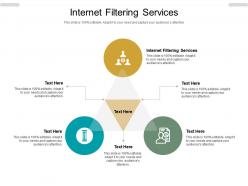 Internet filtering services ppt powerpoint presentation slides topics cpb