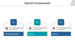 Internet fundamentals ppt powerpoint presentation icon background cpb