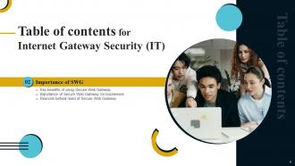 Internet Gateway Security IT Powerpoint Presentation Slides Professional Template