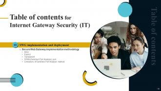 Internet Gateway Security IT Powerpoint Presentation Slides Colorful Slides
