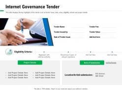 Internet Governance Tender Valid Tax Ppt Powerpoint Presentation Layouts Design Templates