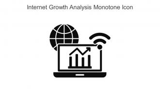 Internet Growth Analysis Monotone Icon In Powerpoint Pptx Png And Editable Eps Format