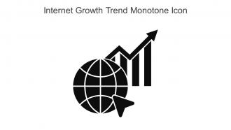 Internet Growth Trend Monotone Icon In Powerpoint Pptx Png And Editable Eps Format