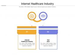 Internet healthcare industry ppt powerpoint presentation slides clipart images cpb
