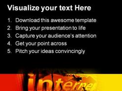 Internet illustration binary computer powerpoint templates and powerpoint backgrounds 0211