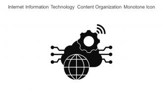 Internet Information Technology Content Organization Monotone Icon In Pptx Png And Editable Eps Format