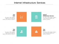 Internet infrastructure services ppt powerpoint presentation layouts brochure cpb