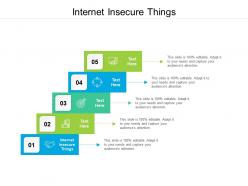 Internet insecure things ppt powerpoint presentation visual aids slides cpb