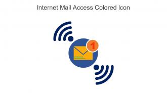 Internet Mail Access Colored Icon In Powerpoint Pptx Png And Editable Eps Format