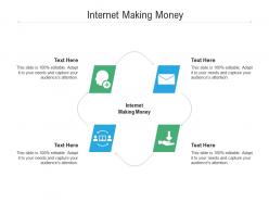 Internet making money ppt powerpoint presentation inspiration gallery cpb