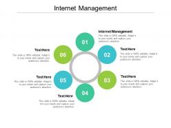 Internet management ppt powerpoint presentation pictures files cpb