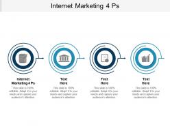 Internet marketing 4 ps ppt powerpoint presentation inspiration background designs cpb