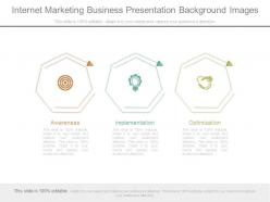 Internet marketing business presentation background images