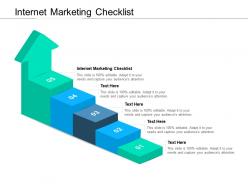 Internet marketing checklist ppt powerpoint presentation example 2015 cpb