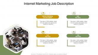 Internet Marketing Job Description In Powerpoint And Google Slides Cpb