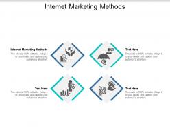 Internet marketing methods ppt powerpoint presentation styles infographics cpb