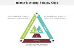 Internet marketing strategy goals ppt powerpoint presentation ideas design templates cpb