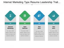 Internet marketing type resume leadership trait resume designs cpb