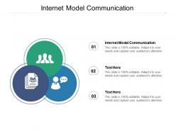 Internet model communication ppt powerpoint presentation model cpb