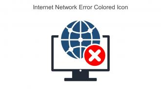 Internet Network Error Colored Icon In Powerpoint Pptx Png And Editable Eps Format