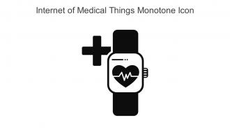 Internet Of Medical Things Monotone Icon In Powerpoint Pptx Png And Editable Eps Format