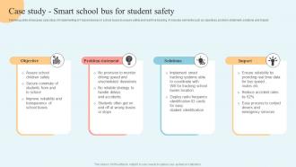Internet Of Things Case Study Smart School Bus For Student Safety IoT SS V