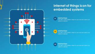 Internet Of Things Icon For Embedded Systems