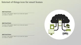 Internet Of Things Icon For Smart Homes