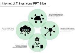 Internet of things icons ppt slide