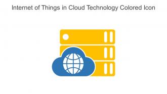 Internet Of Things In Cloud Technology Colored Icon In Powerpoint Pptx Png And Editable Eps Format