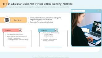 Internet Of Things IoT In Education Example Tynker Online Learning Platform IoT SS V