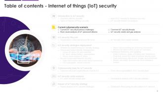 Internet Of Things IoT Security Powerpoint Presentation Slides Cybersecurity CD Image Visual