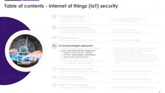 Internet Of Things IoT Security Powerpoint Presentation Slides Cybersecurity CD Compatible Visual