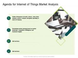 Internet of things market analysis agenda for internet of things market analysis ppt clipart