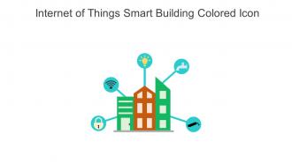 Internet Of Things Smart Building Colored Icon In Powerpoint Pptx Png And Editable Eps Format