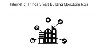 Internet Of Things Smart Building Monotone Icon In Powerpoint Pptx Png And Editable Eps Format