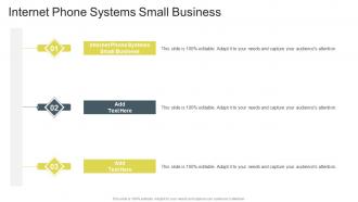 Internet Phone Systems Small Business In Powerpoint And Google Slides Cpb
